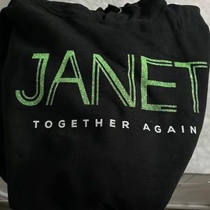 XXL Janet Jackson Together Again Tour hoodie never worn .